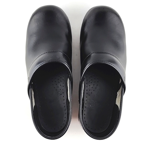 Dansko Women's Black Leather Cabrio Clog Work Shoes Supportive Sz 36 - Picture 7 of 16